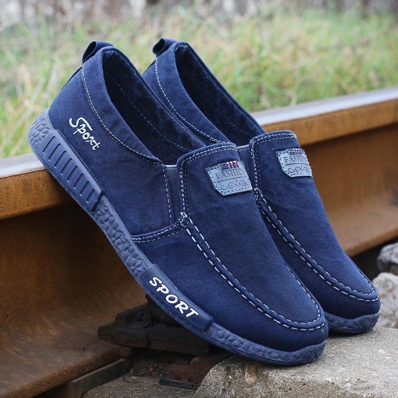 Mocasines hombre lona transpirable estilo casual - Mateo