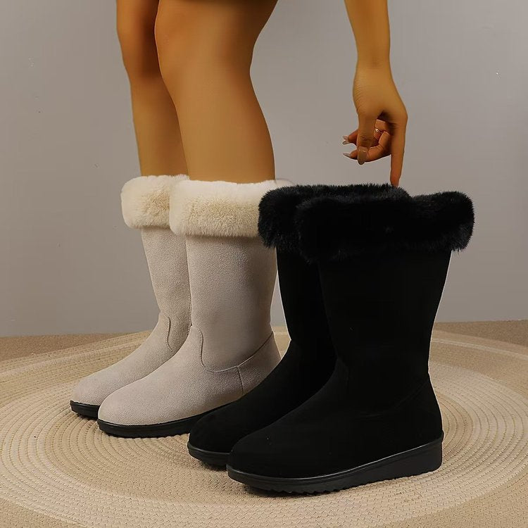 Botas de nieve forradas de invierno para mujer - Ilara