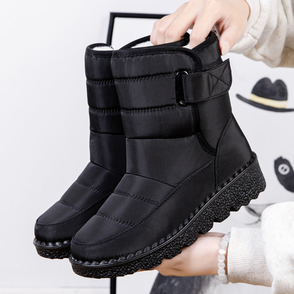 Botas de invierno para mujer acolchadas impermeables - Paula