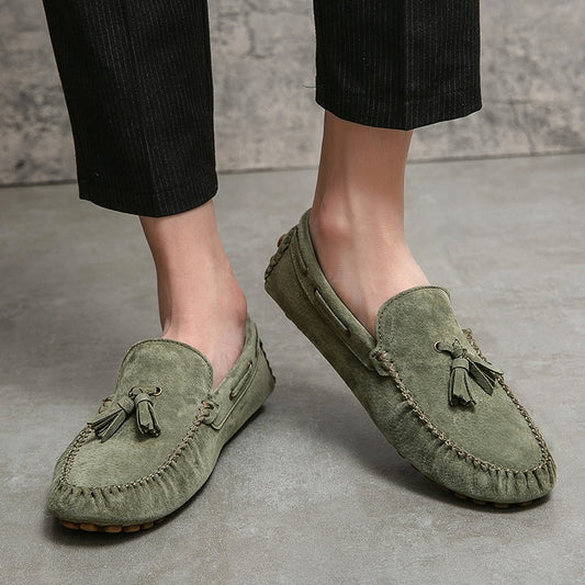 Mocasines hombre de suelablanda con borlas - Alessio