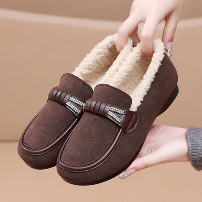 Mocasines de mujer con forro calido para otoño - Mirie