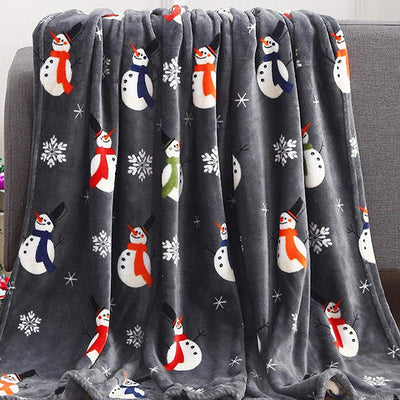 Manta térmica con estampado navideño