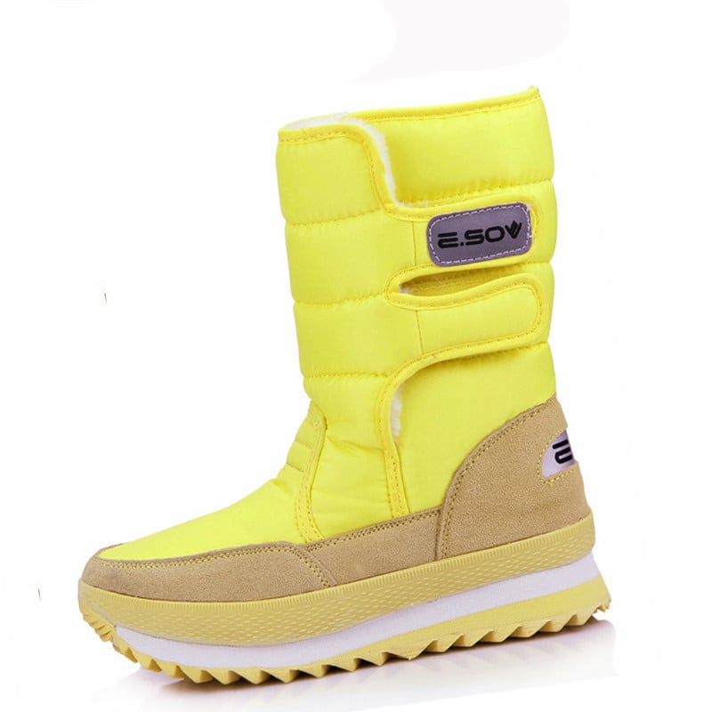 Botas de mujer acolchadas impermeables para clima frio - Evonia