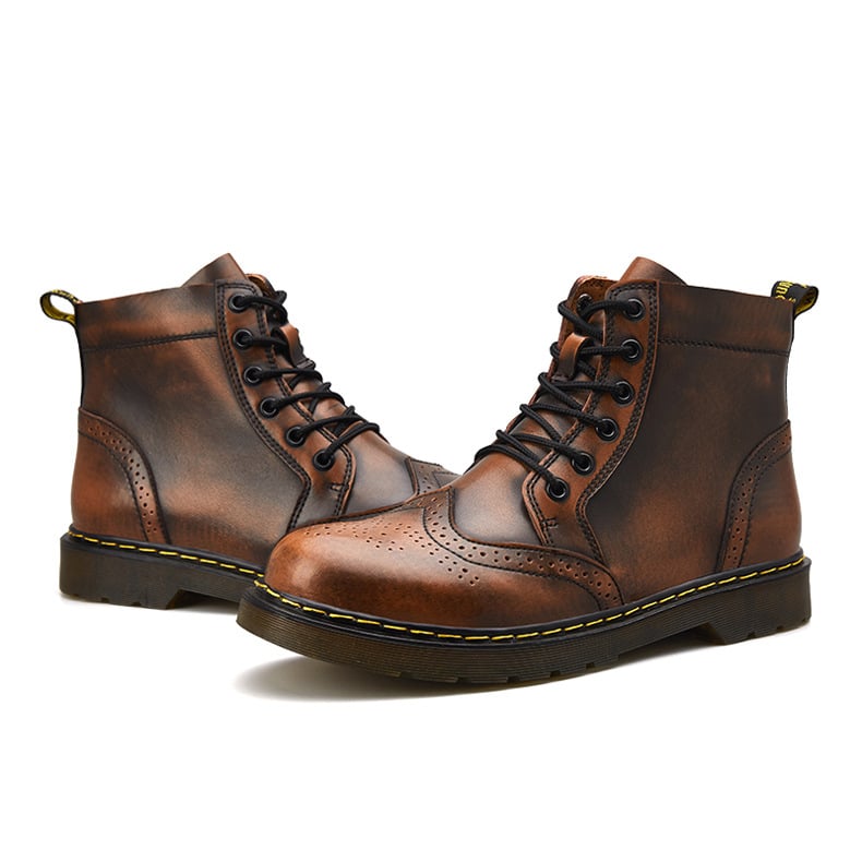 Botas para hombre de caña media estilo contemporáneo - Jadrik