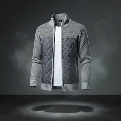 Chaqueta de punto con acolchado para hombre - Foster