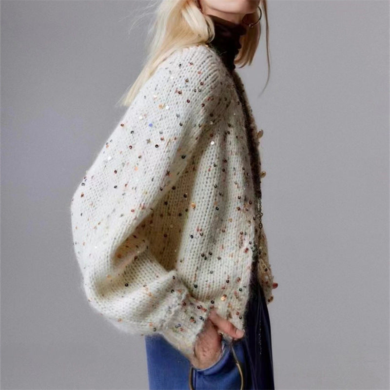 Cárdigan para mujer efecto luminoso - Naelis