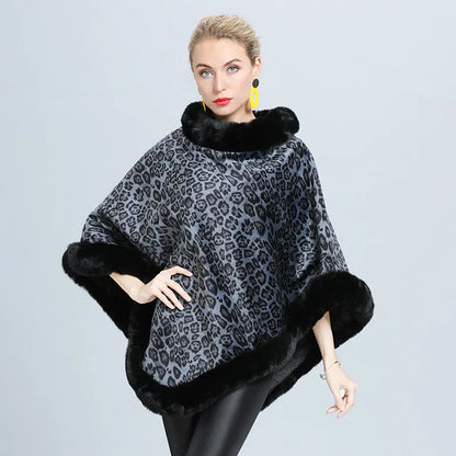 Angélique - Jersey mujer Poncho Manta Top