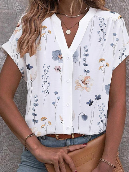 Mayena - Camisa floral con botones