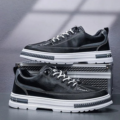 Zapatillas deportivas hombre piel sintética suela elevada - Bruno