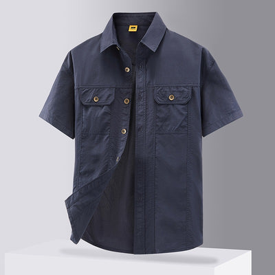 Camisa de trabajo hombre estilo casual con bolsillos - Felipe