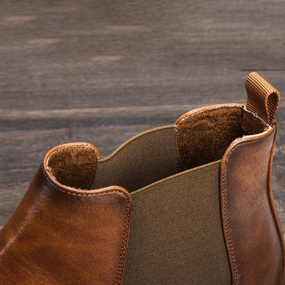 Botines de cuero impermeables para hombre - Narev