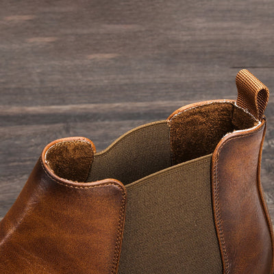 Botines de cuero impermeables para hombre - Narev