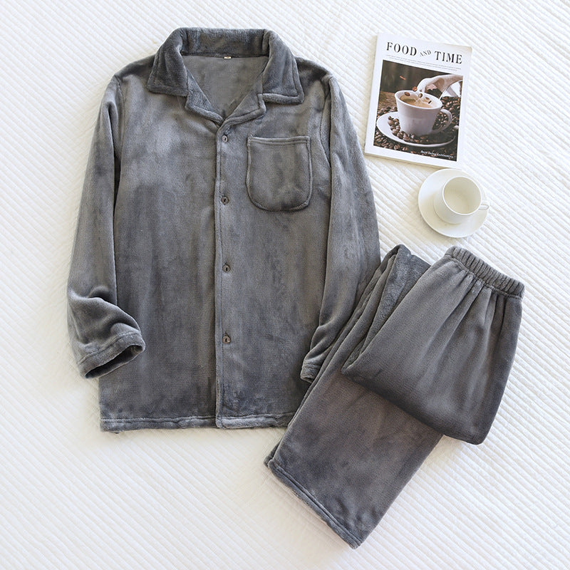 Pijama para hombre de tejido afelpado - Leandro