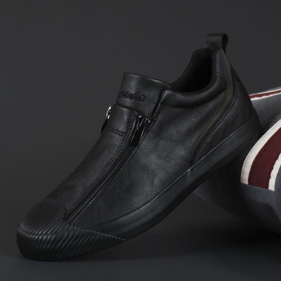 Zapatillas hombre polipiel cremalleras dobles estilo casual - Iván
