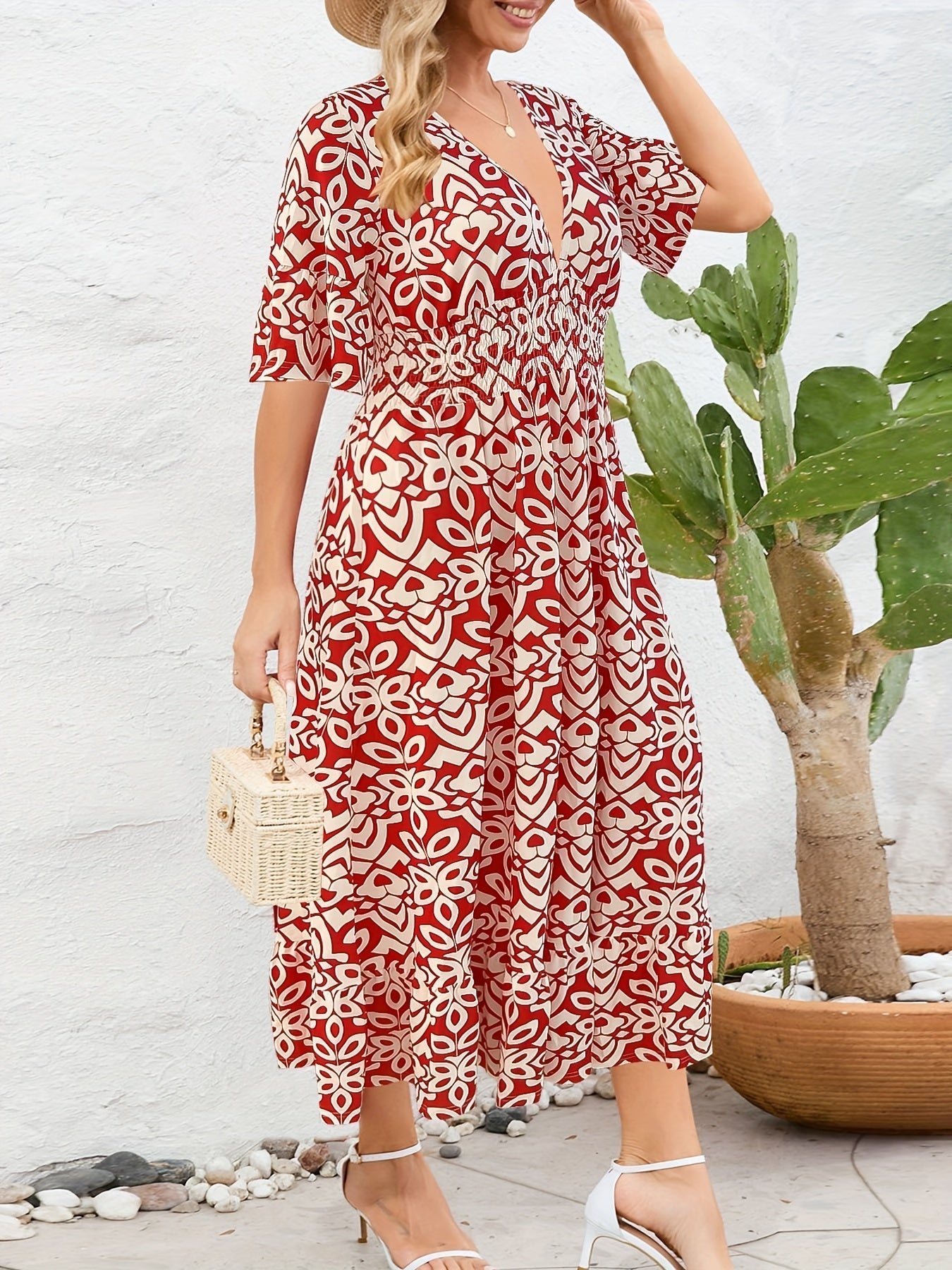 Dora - Vestido boho con estampado floral