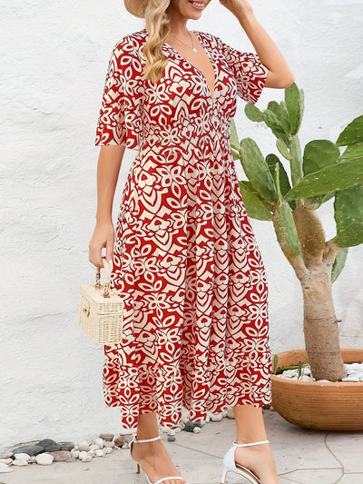 Dora - Vestido boho con estampado floral
