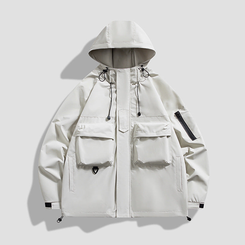 Chaqueta Cargo Cortaviento con Capucha - Lukas