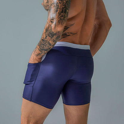 Calzoncillos bóxer de playa y piscina para hombre, de secado rápido