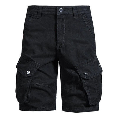 Pantalones cortos hombre bolsillos cargo algodón casual - Jason