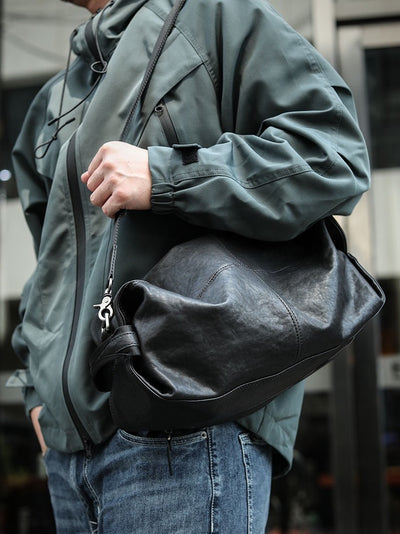 Mochila hombre con cremalleras diagonales estilo urbano - Gael