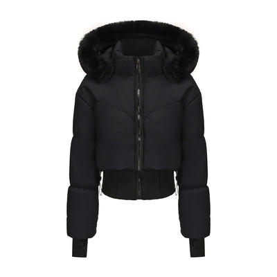 Chaqueta corta para mujer con capucha - Avenil