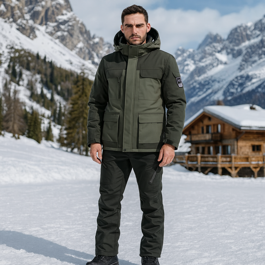 Chaqueta de esquí para hombre impermeable y cortaviento - Frostmark