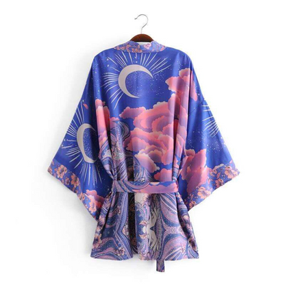 Heleen - Kimono de mujer Blue moon