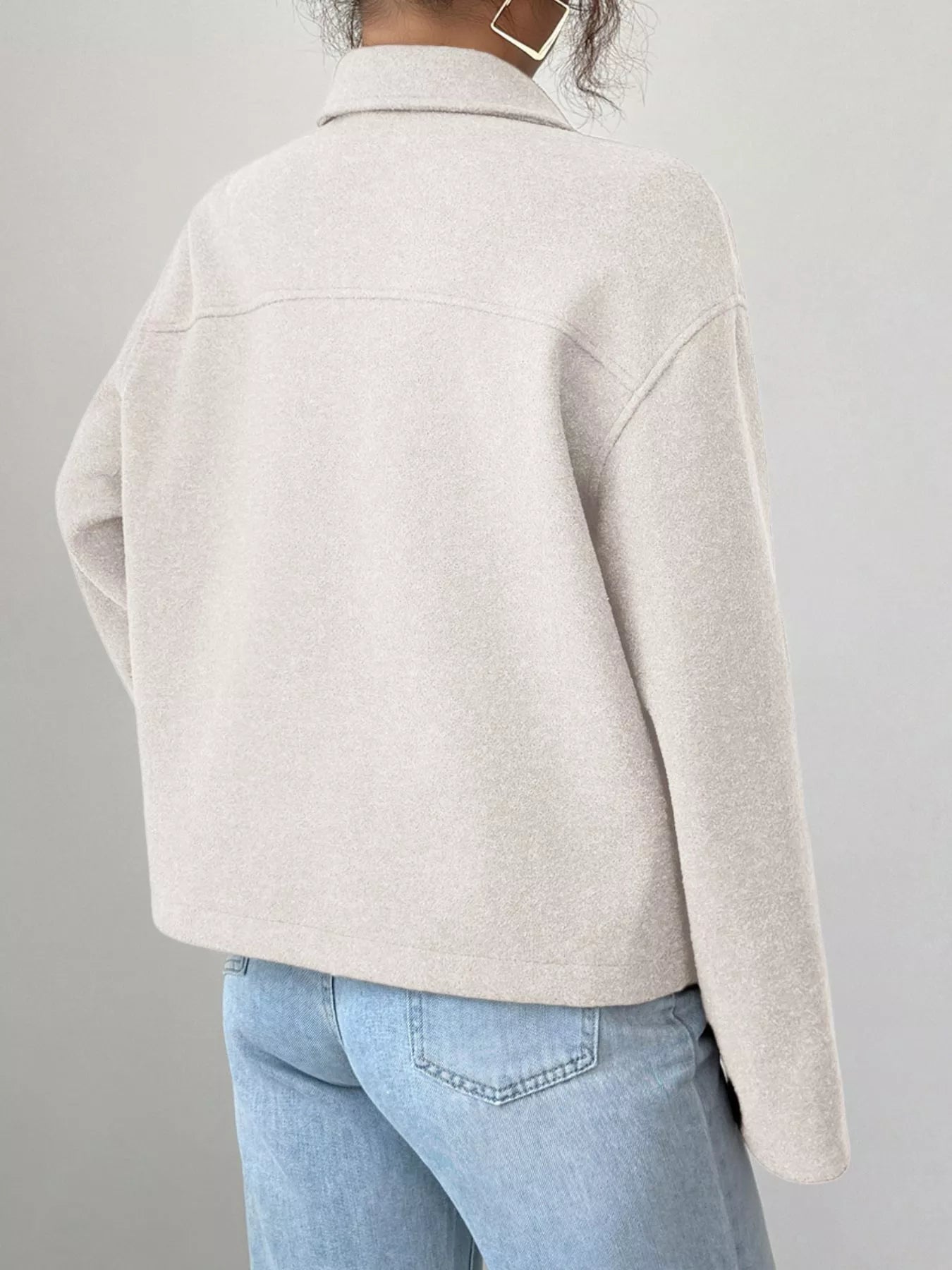 Chaqueta casual para mujer con cremallera - Alena