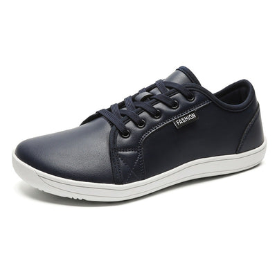 Zapatillas deportivas hombre punta ancha suela flexible - Iker