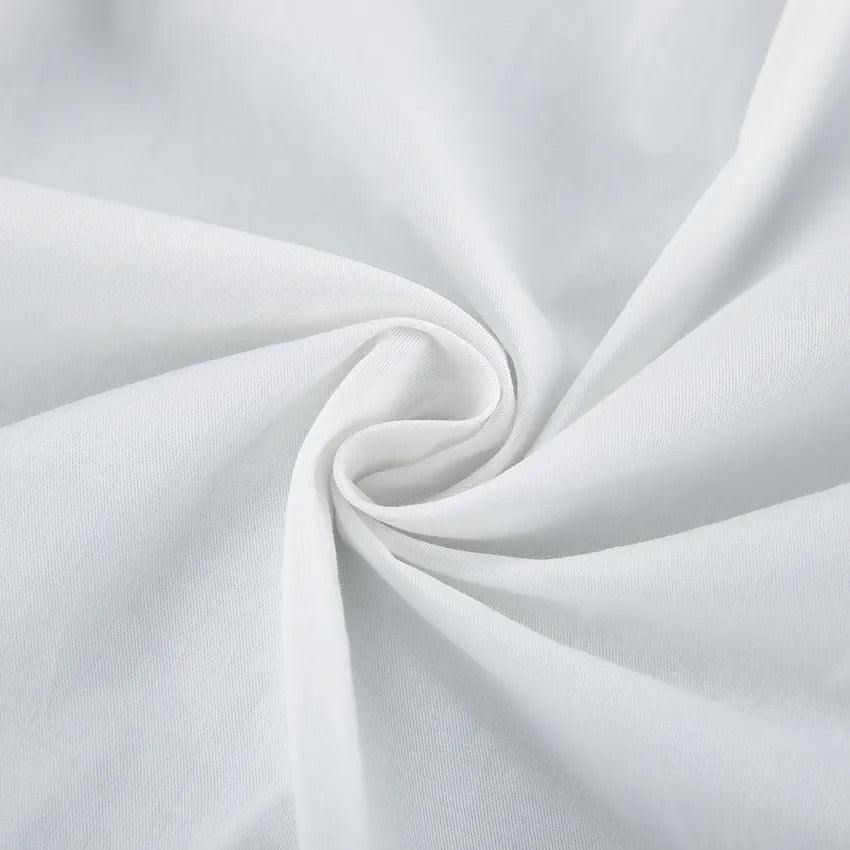 Vestido corto para mujer botones decorativos estilo evasé - Mirella