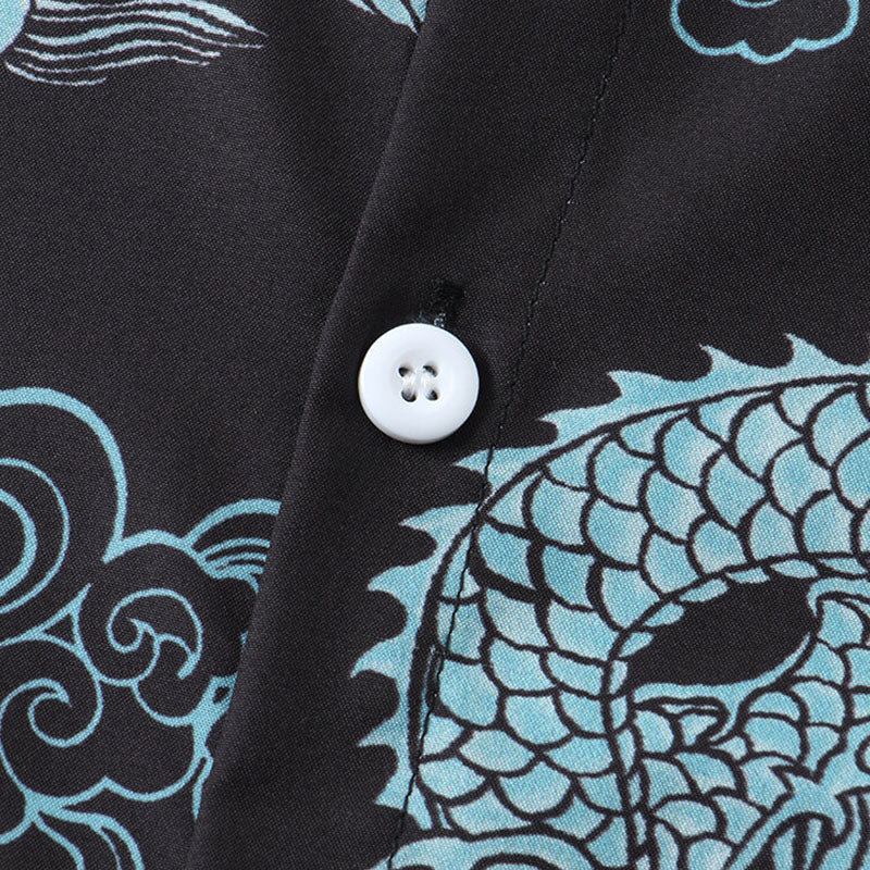 Elegante camisa de manga corta para hombre con diseño floral