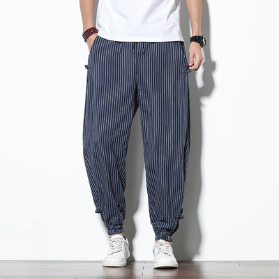 Pantalon hombre estampado de rayas - Matteo