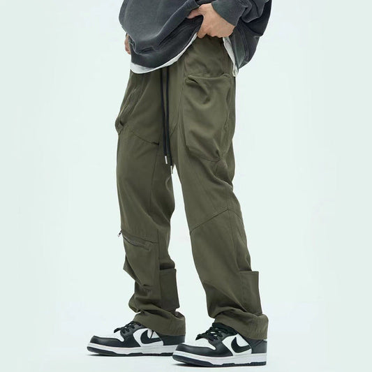 William - Pantalones Deportivos Sueltos y Rectos de Marca de Moda al Aire Libre