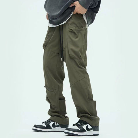 William - Pantalones Deportivos Sueltos y Rectos de Marca de Moda al Aire Libre