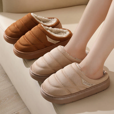 Unisex zapatillas de invierno de felpa antideslizante caliente - Nadir
