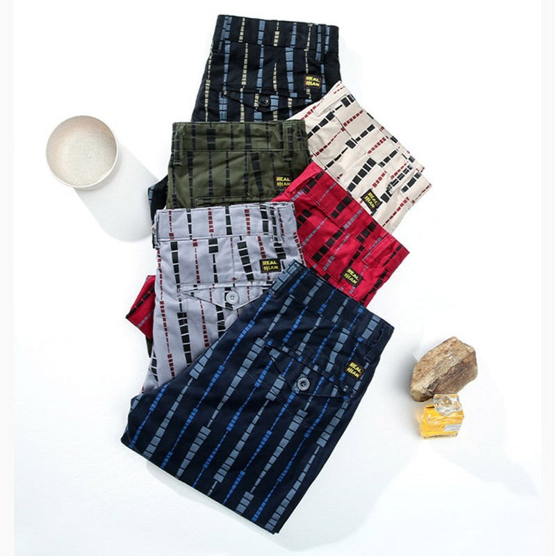 Pantalón corto para hombre estampado moderno estilo casual - Bruno