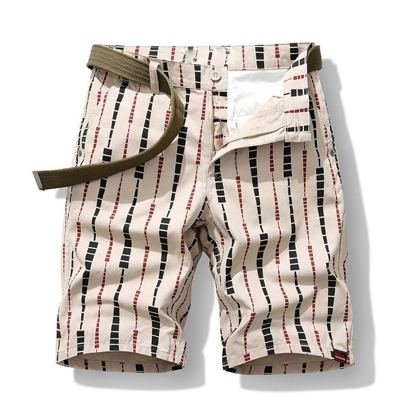 Pantalón corto para hombre estampado moderno estilo casual - Bruno