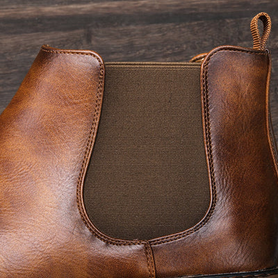 Botines de cuero impermeables para hombre - Narev