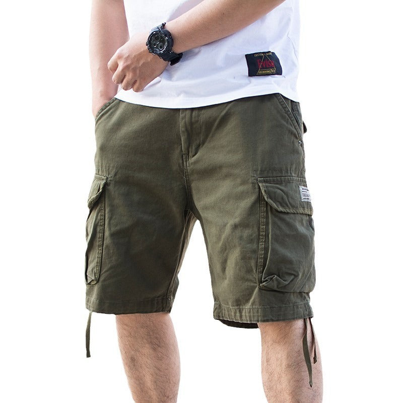 Pantalón corto para hombre bolsillos cargo estilo holgado - Andrés
