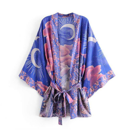 Heleen - Kimono de mujer Blue moon