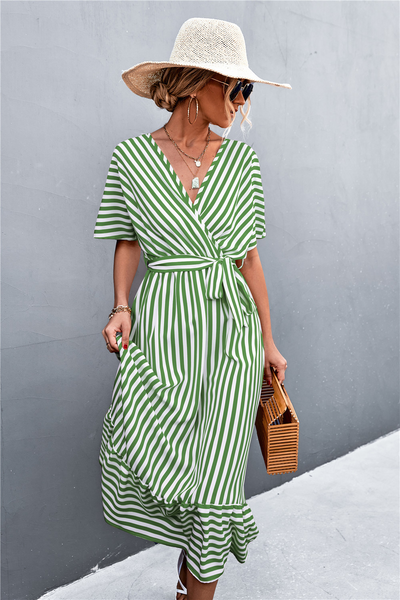 Mary - Maxivestido de rayas