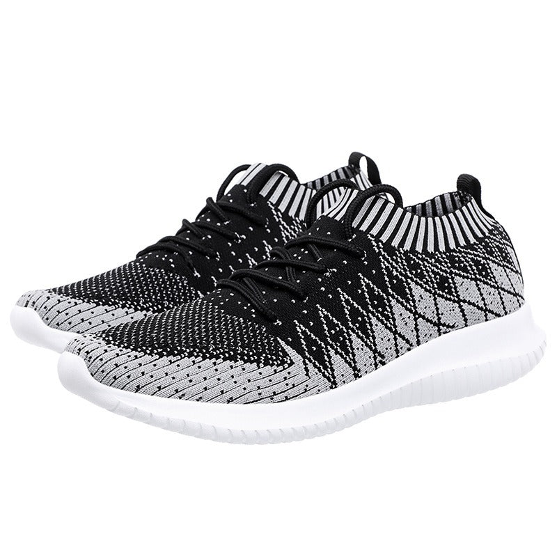 Zapatillas deportivas hombre tejido transpirable antideslizante negro - Kairo