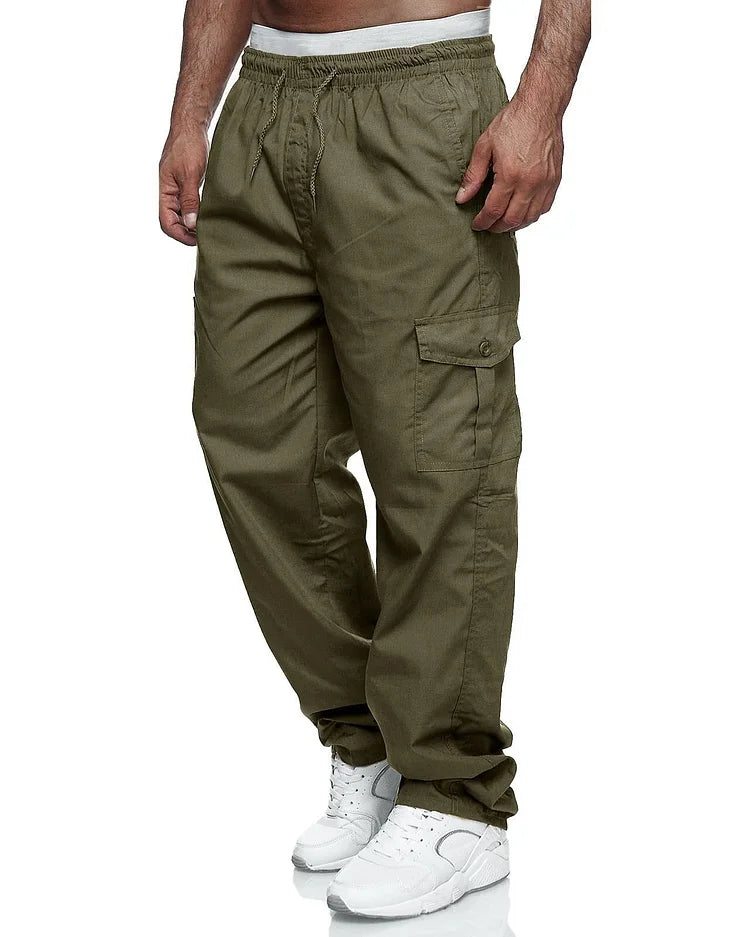 Alexander - Pantalones cargo de hombre, corte relajado