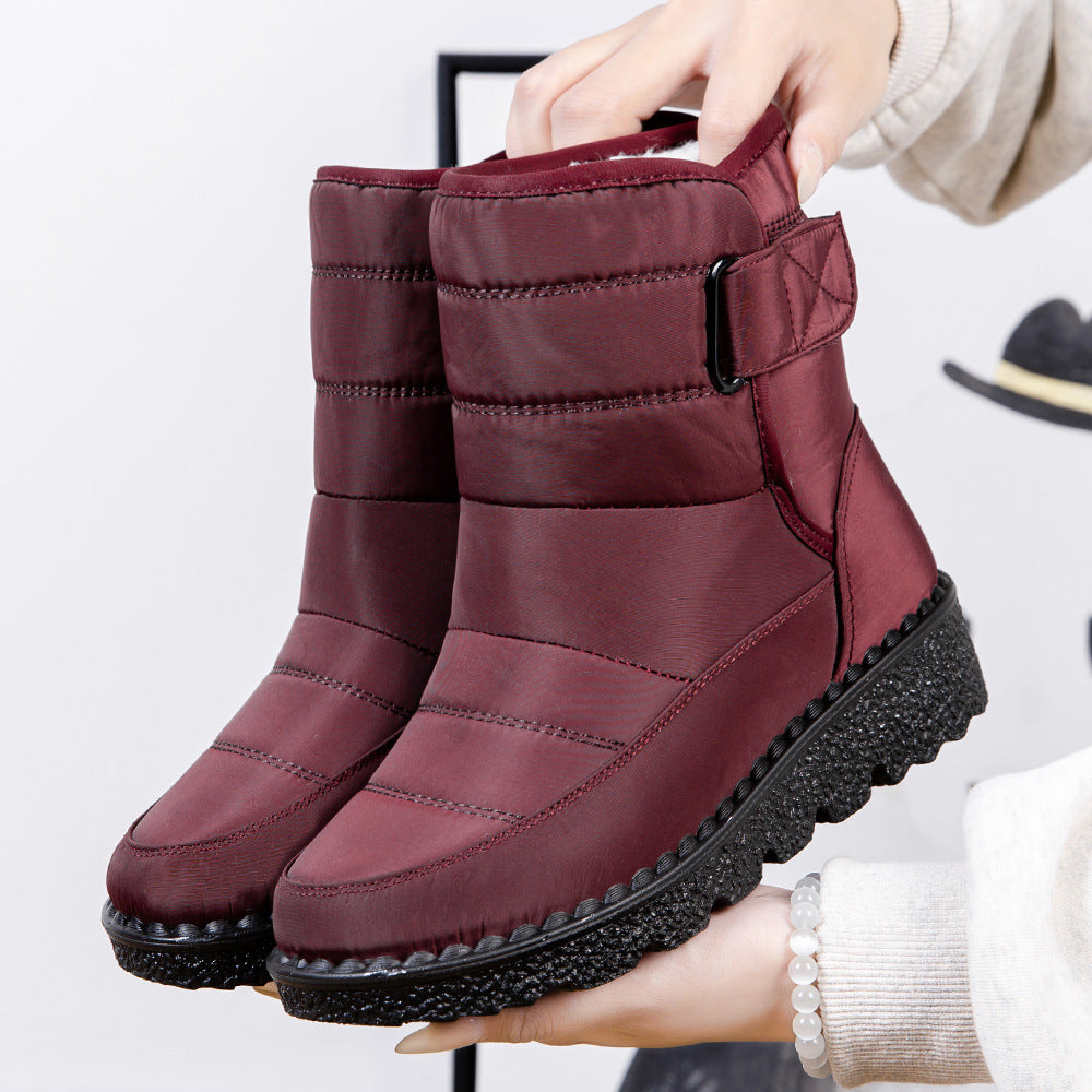 Botas de invierno para mujer acolchadas impermeables - Paula
