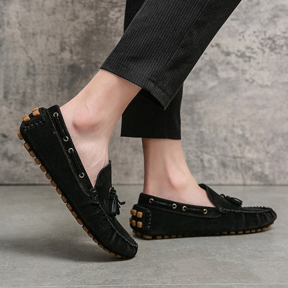 Mocasines hombre de suelablanda con borlas - Alessio