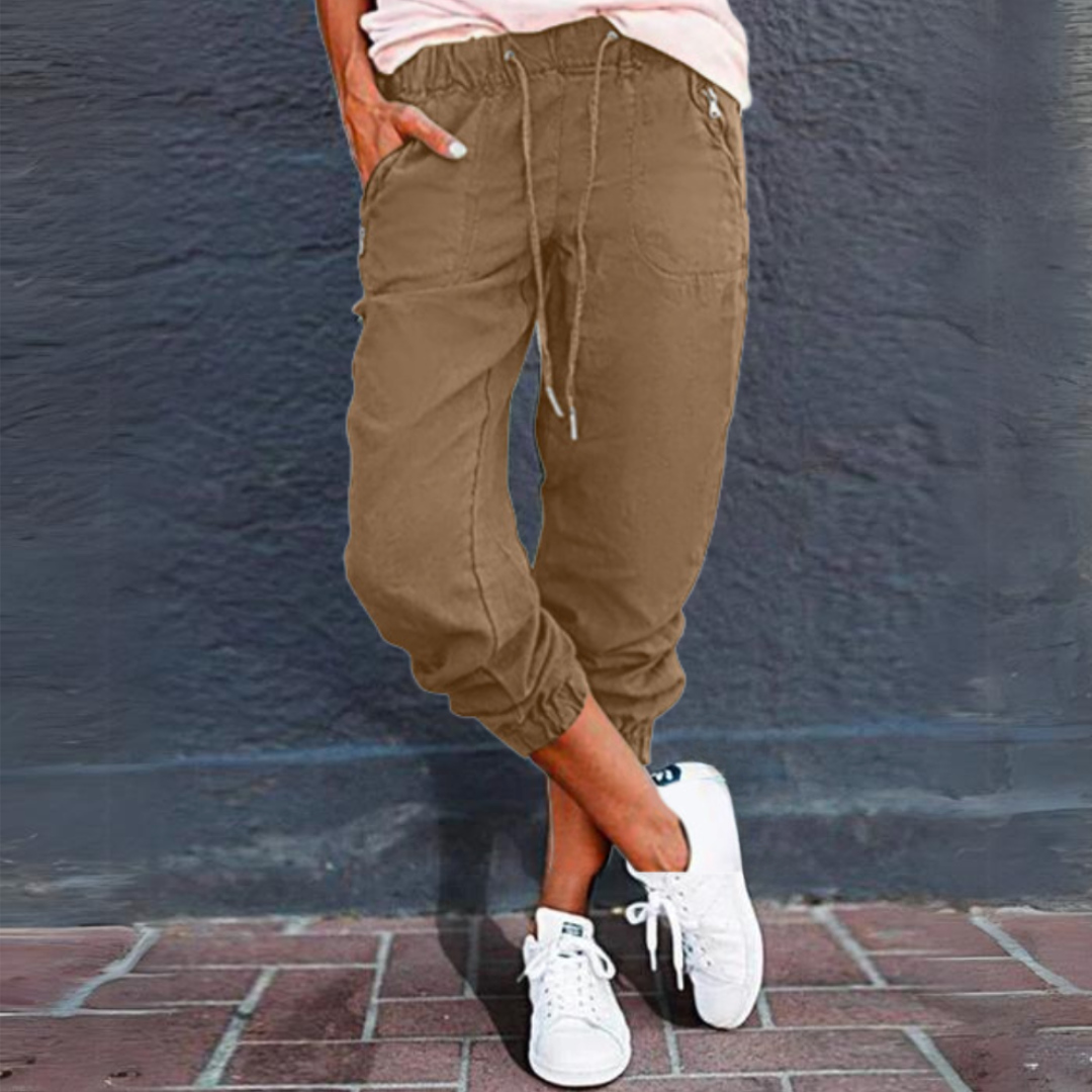 Andrea - Elegantes pantalones cargo para mujer