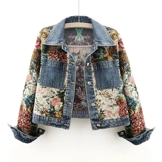 Totêm - Chaqueta de Mezclilla Floral