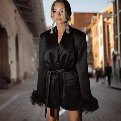 Adriana - Traje de moda de manga larga