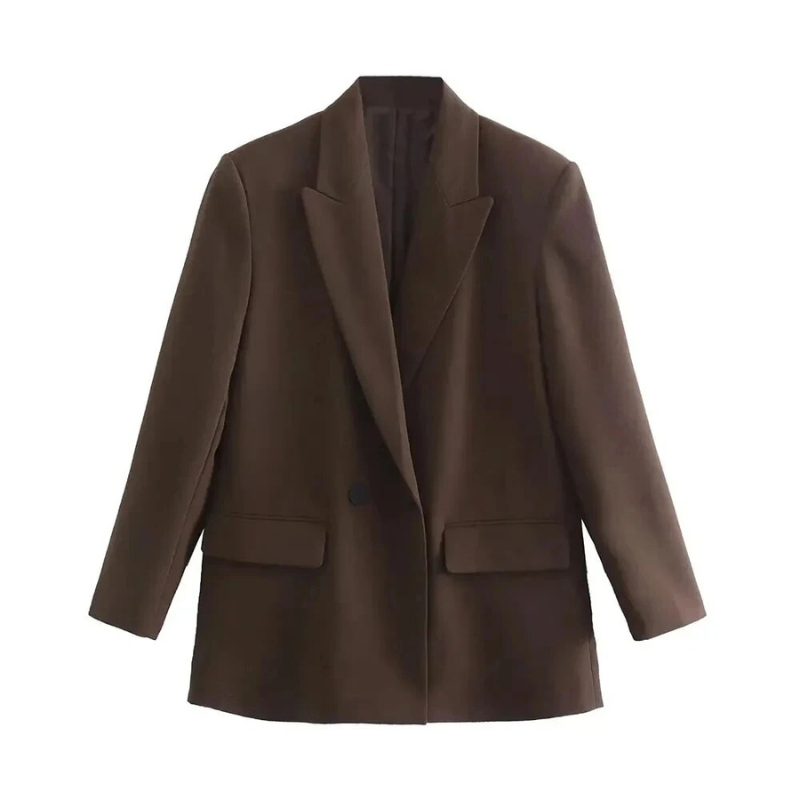 Angelie - Abrigo Blazer oversize de moda para mujer