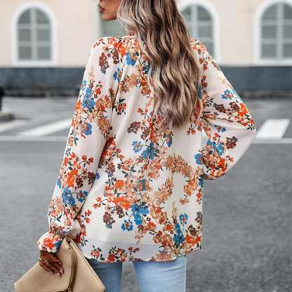 Ivonne - Elegante blusa floral